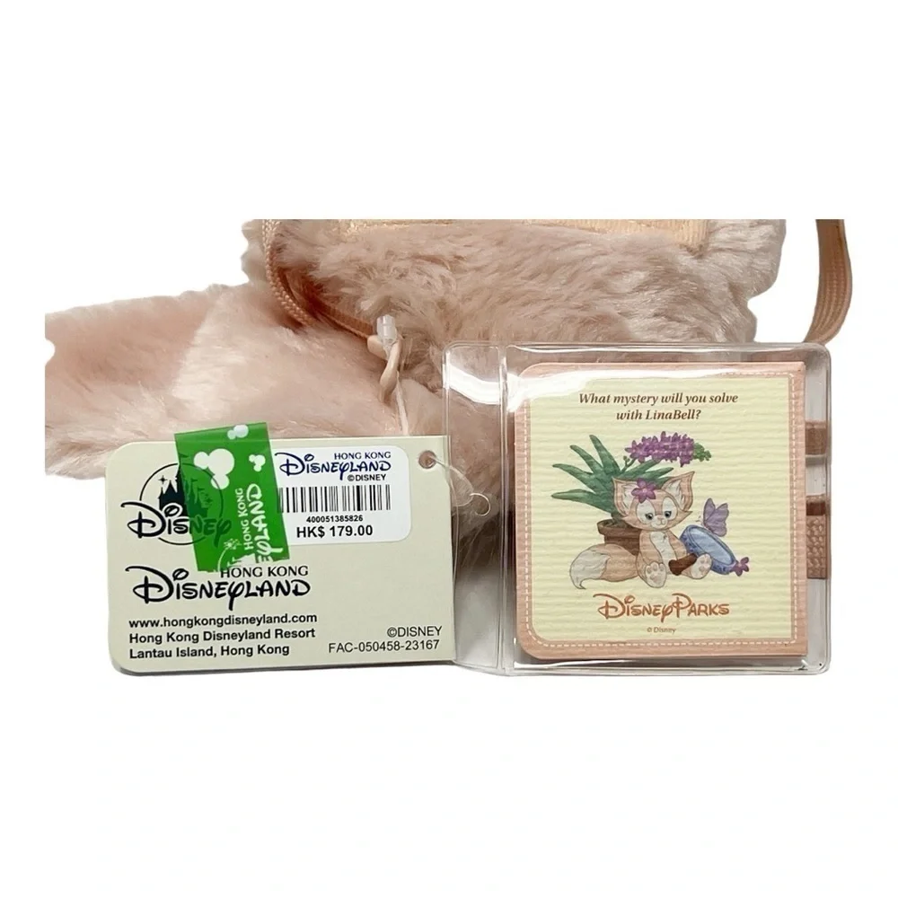 Original Hong Kong Disneyland Duffy and Friends LinaBell Fox Plush Crossbody Bag
